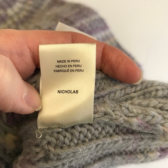 NWT NICHOLAS Maliya marled alpaca-blend sweater Medium - Picture 5 of 15